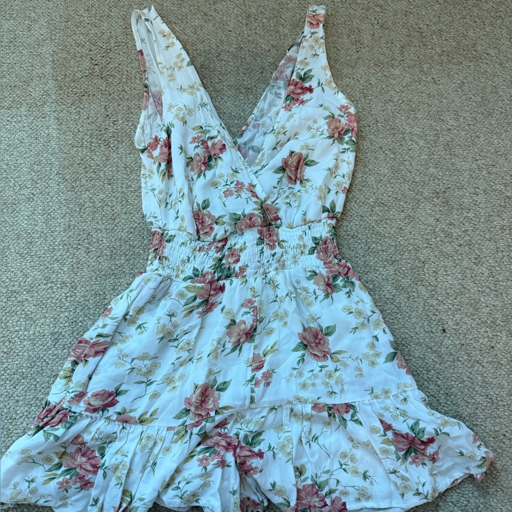 American Eagle Floral Romper
